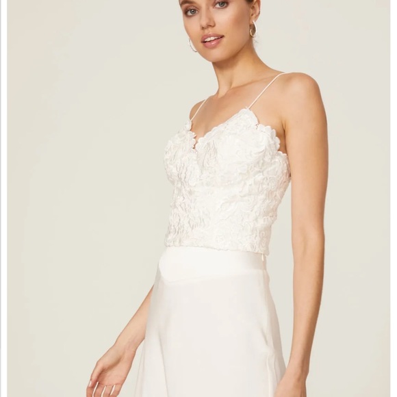 Catherine Deane Lace Havana Corset bridal top ft on Anthropologie NWT - Picture 6 of 16